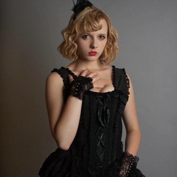 Dresses & Skirts - Black Laced Steampunk corset Dress